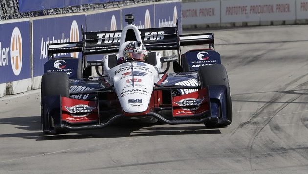 Graham Rahal během závodů IndyCar. Graham Rahal během závodů IndyCar.