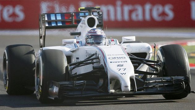 Valtteri Bottas, jezdec Williamsovy stáje. Valtteri Bottas, jezdec Williamsovy stáje.