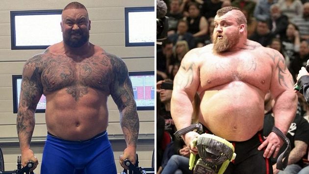 Hafthor Björnsson a Eddie Hall Hafthor Björnsson a Eddie Hall