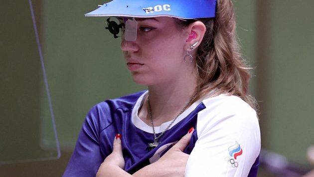 Ruská střelkyně Vitalina Bacaraškinová Ruská střelkyně Vitalina Bacaraškinová