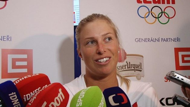 Andrea Hlaváčková na archivním snímku. Andrea Hlaváčková na archivním snímku.