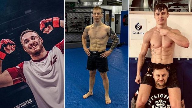 Peter Gabal, Jakub Tichota a Leo Brichta. Mladé naděje českého MMA. Peter Gabal, Jakub Tichota a Leo Brichta. Mladé naděje českého MMA.