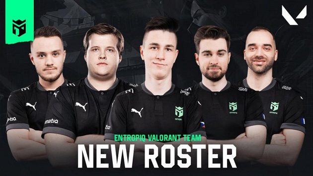 Valorant sestava ve složení Damien „HyP" Souvill, Tom „APO" Bonnion, Romain „VlaDéDé" Mieudonnet, Tim „Taimou" Kettunen a Karel „Twisten" Ašenbrener u české organizace Entropiq končí. Valorant sestava ve složení Damien „HyP" Souvill, Tom „APO" Bonnion, Romain „VlaDéDé" Mieudonnet, Tim „Taimou" Kettunen a Karel „Twisten" Ašenbrener u české organizace Entropiq končí.