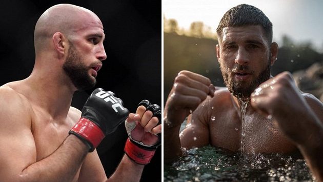 Volkan Oezdemir (vlevo) a Jiří Procházka. Kdo vyhraje vzájemný duel na galavečeru UFC 251? Volkan Oezdemir (vlevo) a Jiří Procházka. Kdo vyhraje vzájemný duel na galavečeru UFC 251?