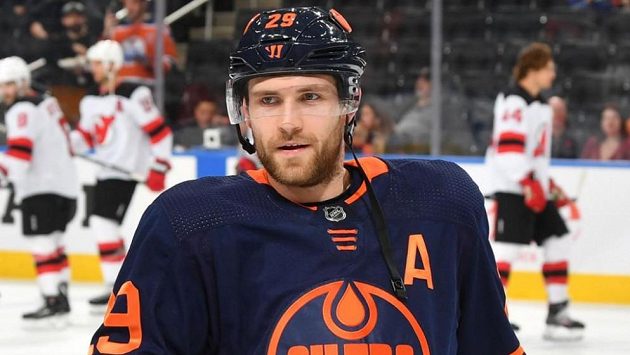 Hokejista Edmontonu Oilers Leon Draisaitl Hokejista Edmontonu Oilers Leon Draisaitl