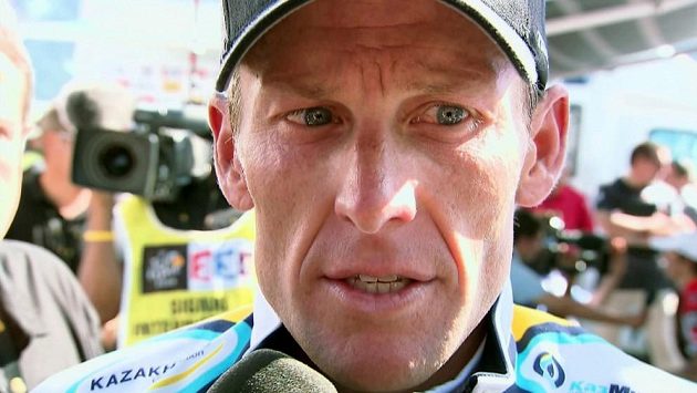 Americký cyklista Lance Armstrong. Americký cyklista Lance Armstrong.