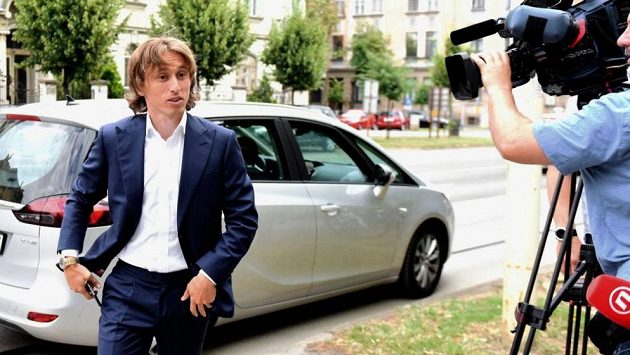 Chorvatský fotbalista Luka Modrič. Chorvatský fotbalista Luka Modrič.