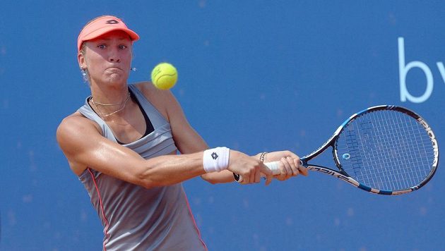 Česká tenistka Denisa Allertová na turnaji ITF v Praze Česká tenistka Denisa Allertová na turnaji ITF v Praze