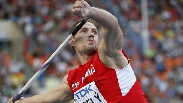 Český oštěpař Vítězslav Veselý. Český oštěpař Vítězslav Veselý.
