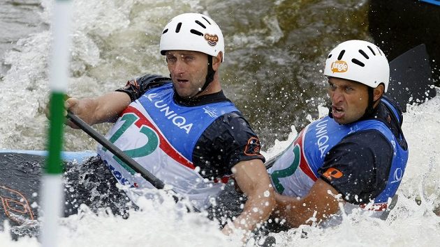 Jaroslav Volf a Ondřej Štěpánek ještě v dobách aktivní kariéry ve finále MS. Jaroslav Volf a Ondřej Štěpánek ještě v dobách aktivní kariéry ve finále MS.