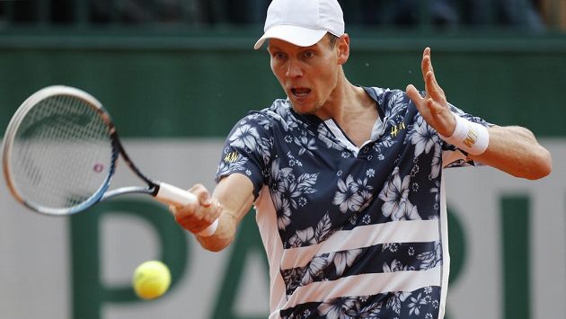 Český tenista Tomáš Berdych na Roland Garros Český tenista Tomáš Berdych na Roland Garros