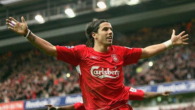Milan Baroš v dresu Liverpoolu (Archivní foto) Milan Baroš v dresu Liverpoolu (Archivní foto)