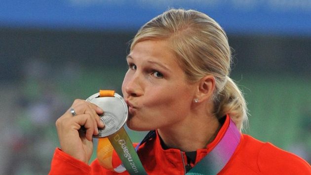 Německá diskařka Nadine Müllerová Německá diskařka Nadine Müllerová