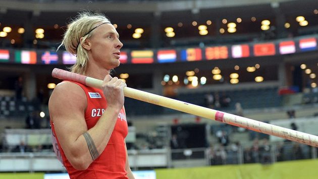 Tyčkař Michal Balner. Tyčkař Michal Balner.