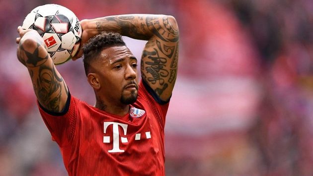 Jérome Boateng z Bayernu při utkání s Wolfsburgem. Jérome Boateng z Bayernu při utkání s Wolfsburgem.