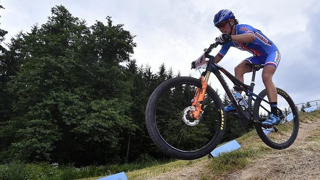 Kateřina Nash na trati v Novém Městě na Moravě. Kateřina Nash na trati v Novém Městě na Moravě.