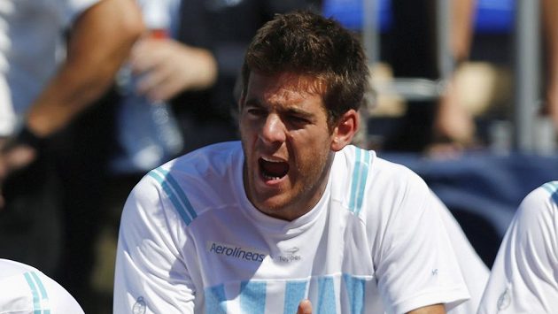 Argentinský tenista Juan Martín del Potro Argentinský tenista Juan Martín del Potro