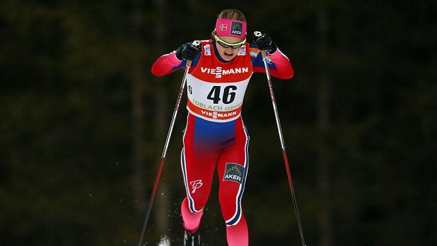 Norská běžkyně na lyžích Ingvild Östbergová Norská běžkyně na lyžích Ingvild Östbergová