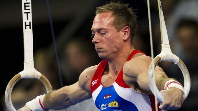 Nizozemský gymnasta Yuri van Gelder. Nizozemský gymnasta Yuri van Gelder.