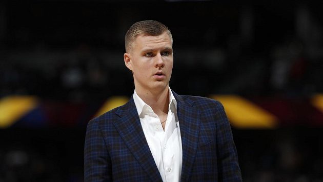 Lotyšský basketbalista Kristpas Porzingis. Lotyšský basketbalista Kristpas Porzingis.