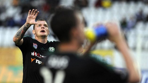 Příbramský útočník Jakub Řezníček. Příbramský útočník Jakub Řezníček.
