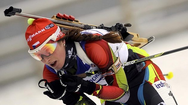 Biatlonistka Lea Johanidesová Biatlonistka Lea Johanidesová