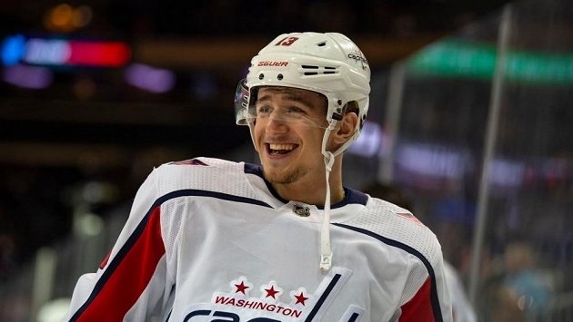 Hokejový útočník Washingtonu Jakub Vrána. Hokejový útočník Washingtonu Jakub Vrána.