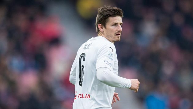 Plzeňský záložník Václav Pilař během utkání na Spartě. Plzeňský záložník Václav Pilař během utkání na Spartě.