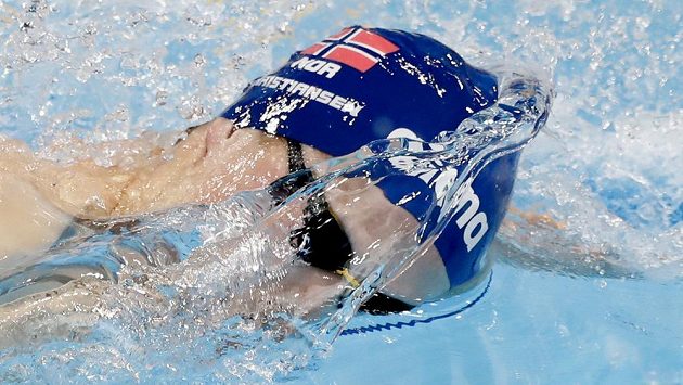 Norský kraulař Henrik Christiansen na trati 800 m na ME v Londýně. Norský kraulař Henrik Christiansen na trati 800 m na ME v Londýně.