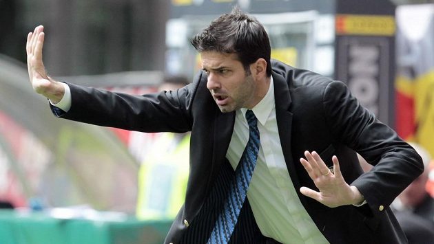 Trenér Interu Milán Andrea Stramaccioni Trenér Interu Milán Andrea Stramaccioni