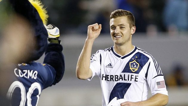 Robbie Rogers v utkání proti Seattlu. Robbie Rogers v utkání proti Seattlu.