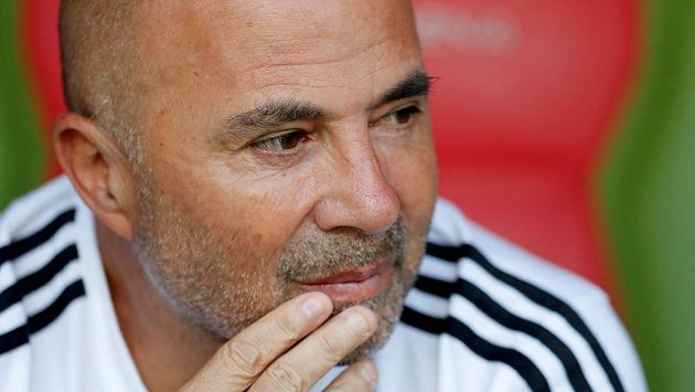 Argentinský trenér Jorge Sampaoli. Argentinský trenér Jorge Sampaoli.