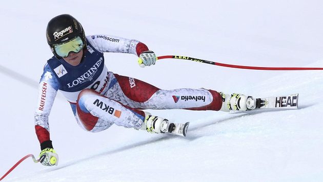 Švýcarka Lara Gut na MS ve Svatém Mořici. Švýcarka Lara Gut na MS ve Svatém Mořici.