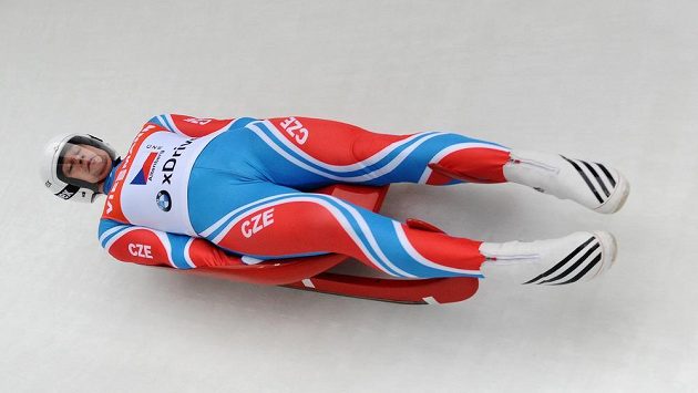 Český sáňkař Ondřej Hyman během Světového poháru v německém Altenbergu. Český sáňkař Ondřej Hyman během Světového poháru v německém Altenbergu.