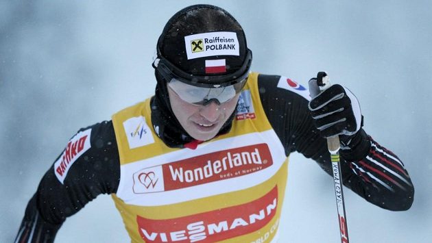 Polská běžkyně na lyžích Justyna Kowalczyková na trati v Kuusamu. Polská běžkyně na lyžích Justyna Kowalczyková na trati v Kuusamu.
