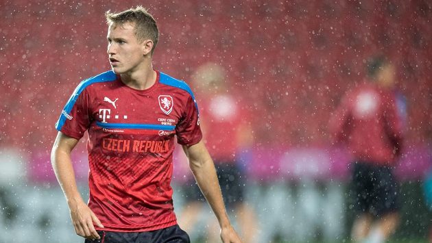 Jakub Jankto při tréninku české fotbalové reprezentace. Jakub Jankto při tréninku české fotbalové reprezentace.