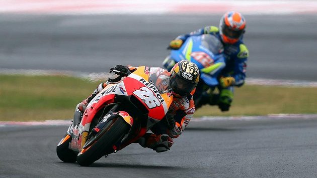 Španěl Dani Pedrosa (26) při GP Argentiny. Španěl Dani Pedrosa (26) při GP Argentiny.