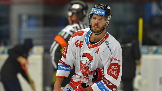 David Krejčí z Olomouce při utkání s Kladnem. David Krejčí z Olomouce při utkání s Kladnem.