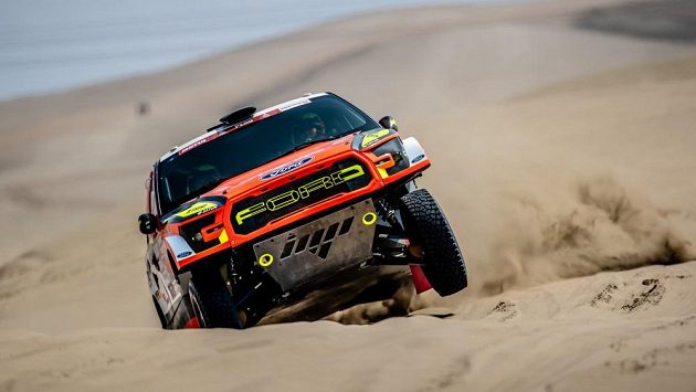Martin Prokop na trati Rallye Dakar. Martin Prokop na trati Rallye Dakar.