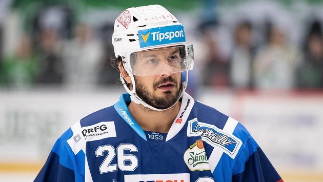 Kapitán brněnských hokejistů Martin Zaťovič Kapitán brněnských hokejistů Martin Zaťovič