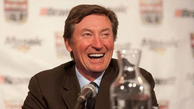 Legendární kanadský hokejista Wayne Gretzky Legendární kanadský hokejista Wayne Gretzky