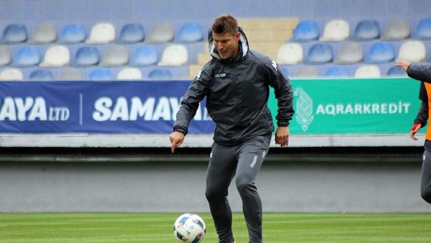 Pavel Dreksa při tréninku. Pavel Dreksa při tréninku.