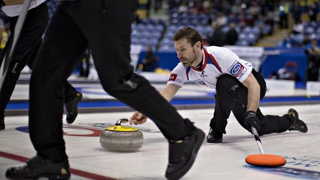 Český curler Jiří Snítil. Český curler Jiří Snítil.