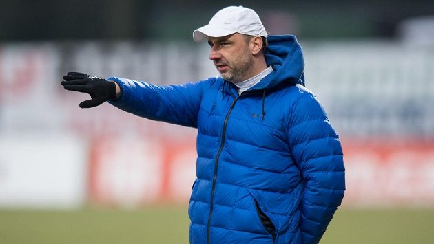 Trenér Slovanu Liberec Jindřich Trpišovský. Trenér Slovanu Liberec Jindřich Trpišovský.