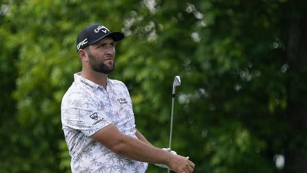 Španělský golfista Jon Rahm na turnaji PGA Tour v Dublinu v USA. Španělský golfista Jon Rahm na turnaji PGA Tour v Dublinu v USA.