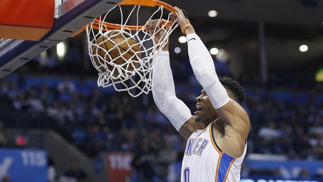 Russell Westbrook zaznamenal v NBA jedinečný triple double Russell Westbrook zaznamenal v NBA jedinečný triple double