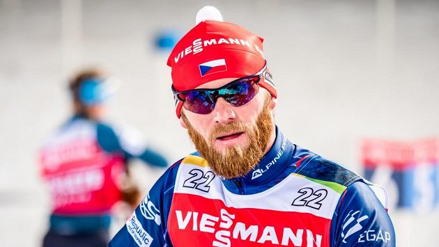 Biatlonista Michal Šlesingr při Světovém poháru v Östersundu. Biatlonista Michal Šlesingr při Světovém poháru v Östersundu.