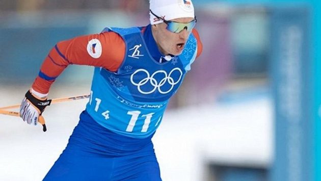 Lyžař Michal Novák na archivní fotografii z olympiády v Pchjongjangu Lyžař Michal Novák na archivní fotografii z olympiády v Pchjongjangu