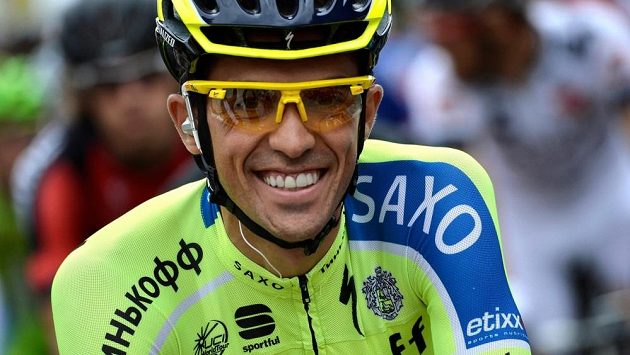 Španělský cyklista Alberto Contador Španělský cyklista Alberto Contador