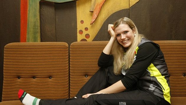 Gabriela Soukalová si užívá zaslouženého volna. Gabriela Soukalová si užívá zaslouženého volna.